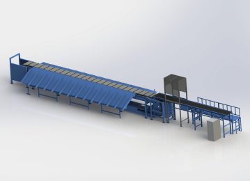 单层直线交叉带分拣机